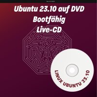 Linux Ubuntu 23.10 Installations DVD Intenso DVD+R DL...