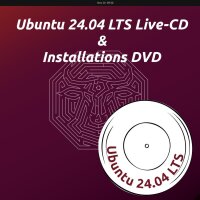 Linux Ubuntu 24.04 Installations DVD Intenso DVD+R DL...