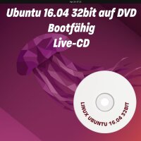 Linux Ubuntu 16.04 32bit Live-CD Installations Medium...