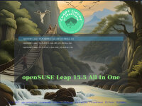 openSUSE Leap 15.5  All In One alle Versionen auf USB3.0...