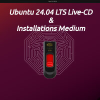 Linux Ubuntu 24.04 LTS  auf Team Group USB-Stick C145 -...