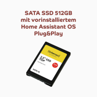 SATA SSD mit vorinstalliertem Home Assistant Betriebssystem Plug&Play ready to go