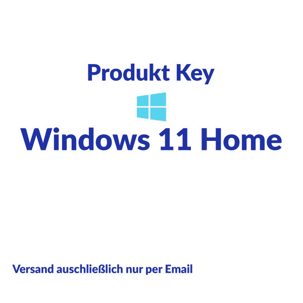 Microsoft Windows 11 Home 64 Bit - Produktschlüssel - 1Key - Mehrsprachig