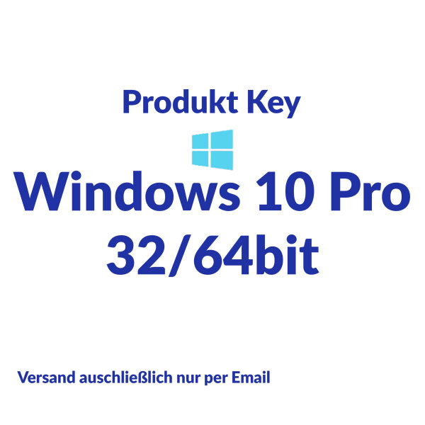 Microsoft Windows 10 Pro 64 Bit - product key - 1 key - multilanguage