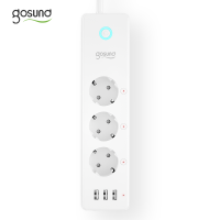 Gosund P1 Smart WLAN Steckdosenleiste mit 3 AC-Steckdose und 3 USB Alexa Google Home