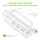 Gosund P1 Smart WiFi Power Strip with 3 AC Outlets and 3 USB Ports, Compatible with Alexa and Google Home