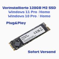 M.2 SSD Festplatte mit vorinstallierten Windows 11 Home...