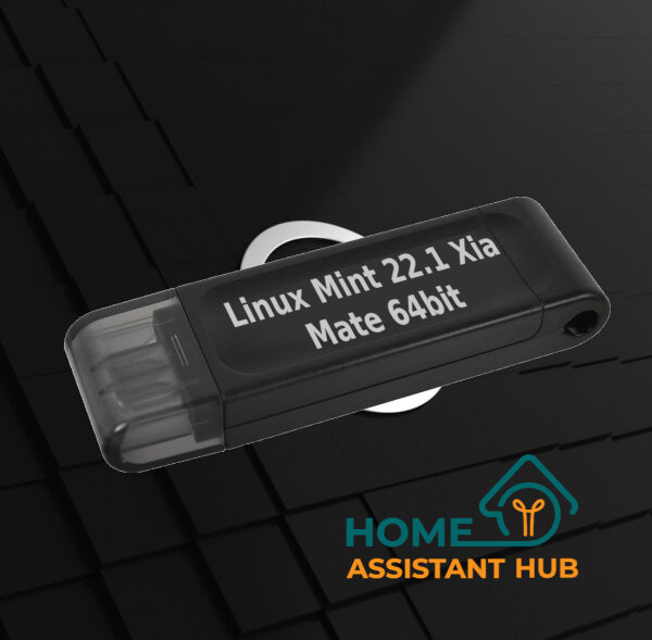 Linux Mint 22.1 Xia auf 64GB USB3.0 USB-C Stick Kingston DataTraveler 70 Linux-Mate