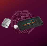 Linux Ubuntu 24.04 LTS Live-CD & Installmedium Bootfähig USB3.0 USB-C USB-Stick 64GB