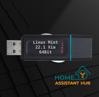 Linux Mint 22.1 Xia on 64GB USB3.2 Gen.1  USB-A Stick...