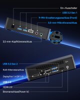 GEEKOM Air12 Lite Mini PC Intel N100 8GB DDR4 256GB SSD 2...