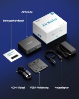 GEEKOM Air12 Lite Mini PC Intel N100 8GB DDR4 256GB SSD 2 x HDMI Windows 11 Pro